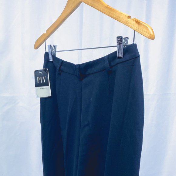 PTA Brand Women's Classic Black Dress Pants Semi Formal Style Bottoms 10 - Picture 3 of 13